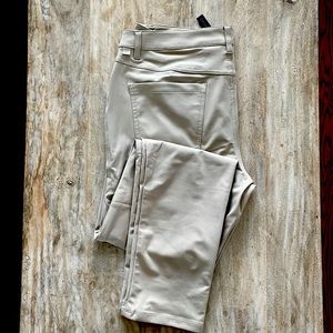 Lulu lemon ABC Slim-Fit Pants, 34x34, light khaki. Worn only twice